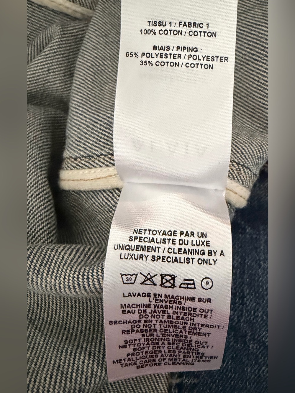 Alaïa Denim Bolero Style Jacket - Size 36 FR/4 US - Picture 10 of 11